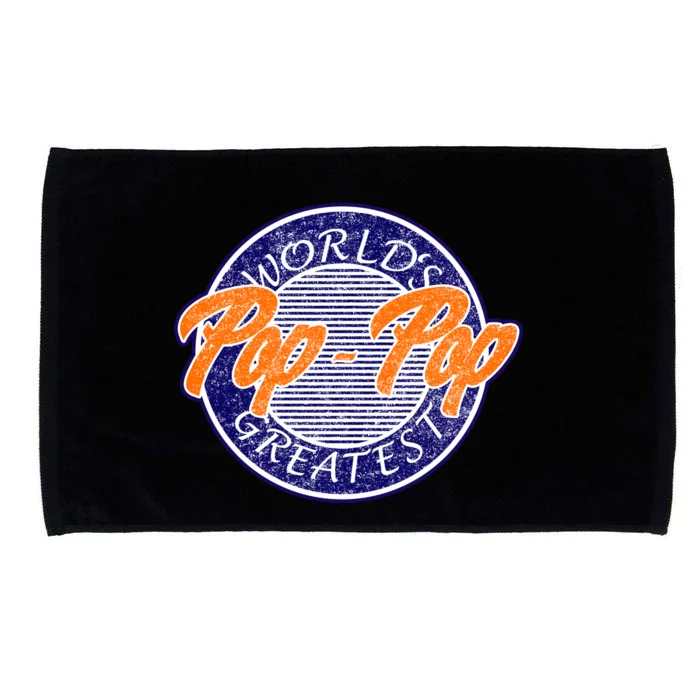 Worlds Greatest Pop-Pop Microfiber Hand Towel