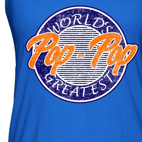 Worlds Greatest Pop-Pop Ladies Essential Flowy Tank