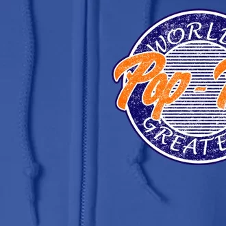 Worlds Greatest Pop-Pop Full Zip Hoodie