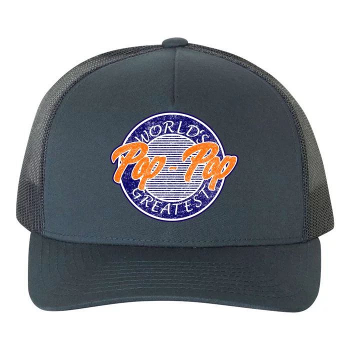 Worlds Greatest Pop-Pop Yupoong Adult 5-Panel Trucker Hat