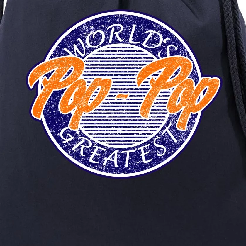 Worlds Greatest Pop-Pop Drawstring Bag