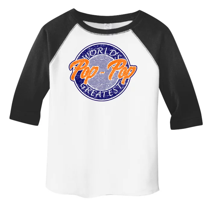 Worlds Greatest Pop-Pop Toddler Fine Jersey T-Shirt