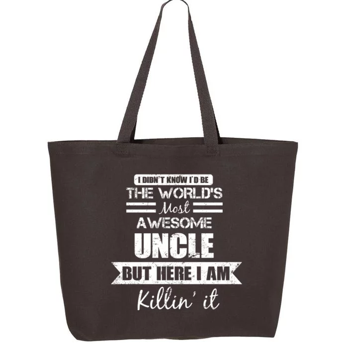 World's Most Awesome Uncle 25L Jumbo Tote