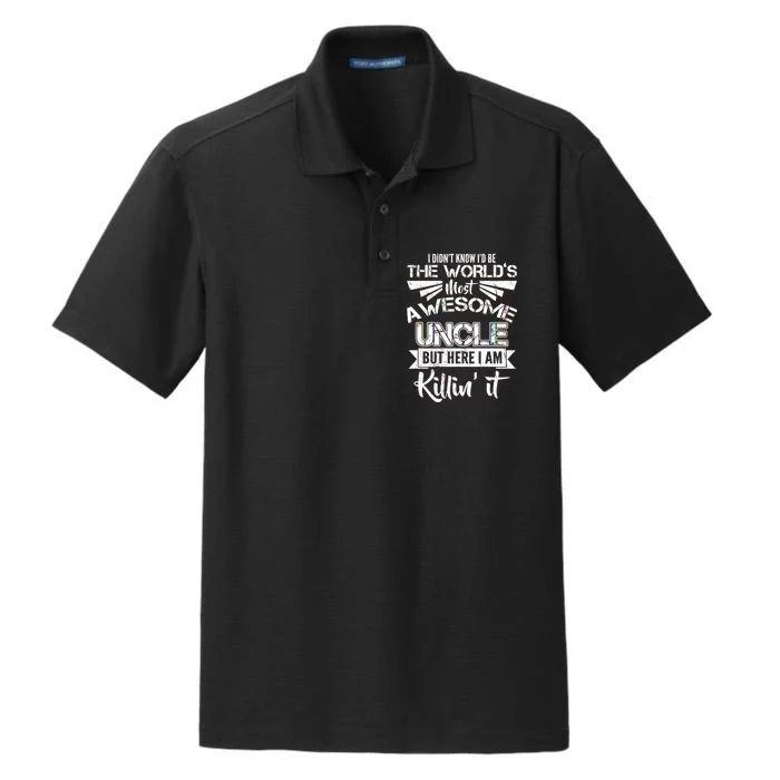 World's Most Awesome Uncle Killing It Dry Zone Grid Performance Polo