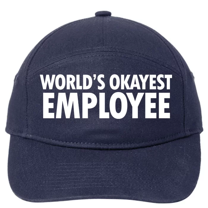 World's Okayest Employee 7-Panel Snapback Hat