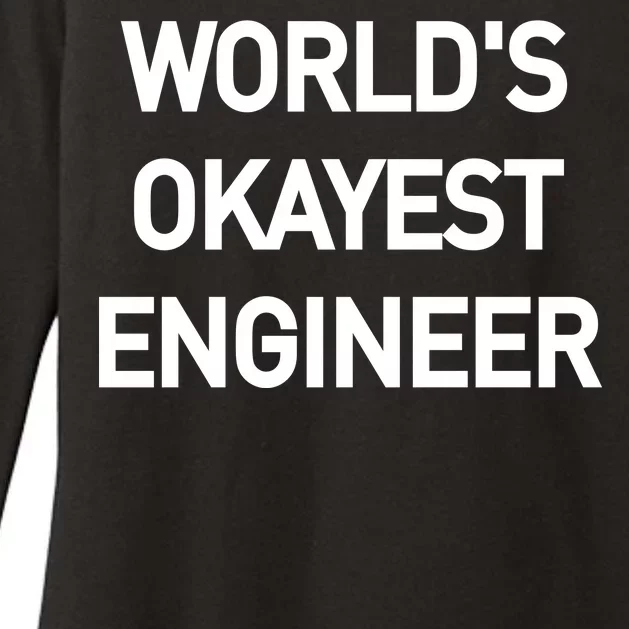 World's Okayest Engineer Womens CVC Long Sleeve Shirt