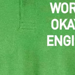 World's Okayest Engineer Softstyle Adult Sport Polo