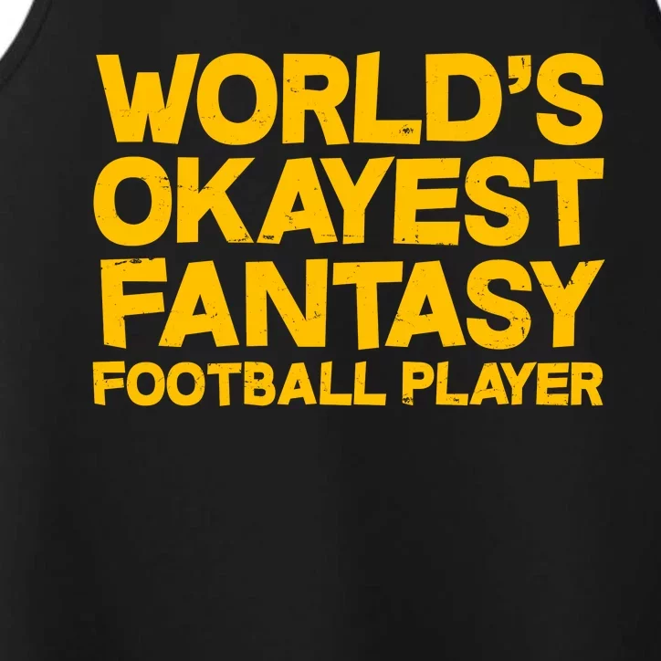 World's Okayest Fantasy Football Player Performance Tank