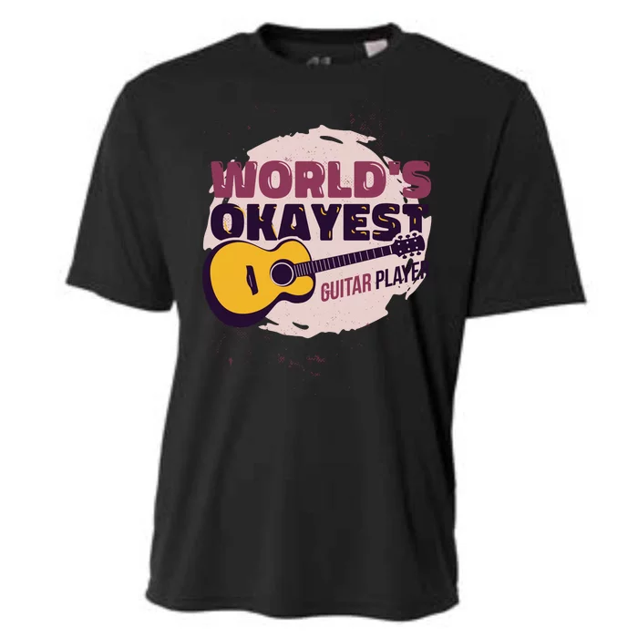 World's Okayest Guitar Player Cooling Performance Crew T-Shirt