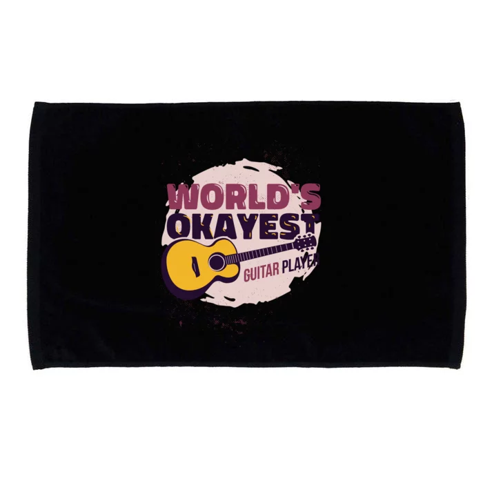 World's Okayest Guitar Player Microfiber Hand Towel