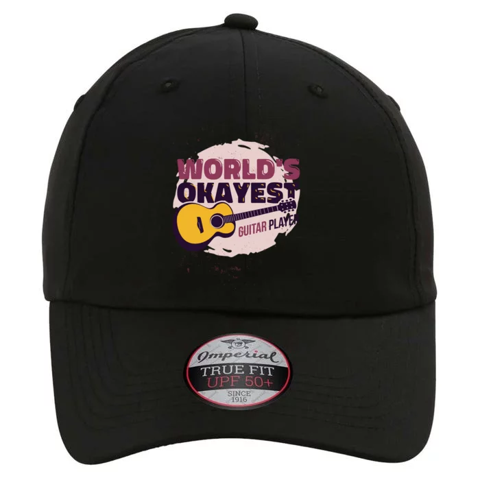 World's Okayest Guitar Player The Original Performance Cap