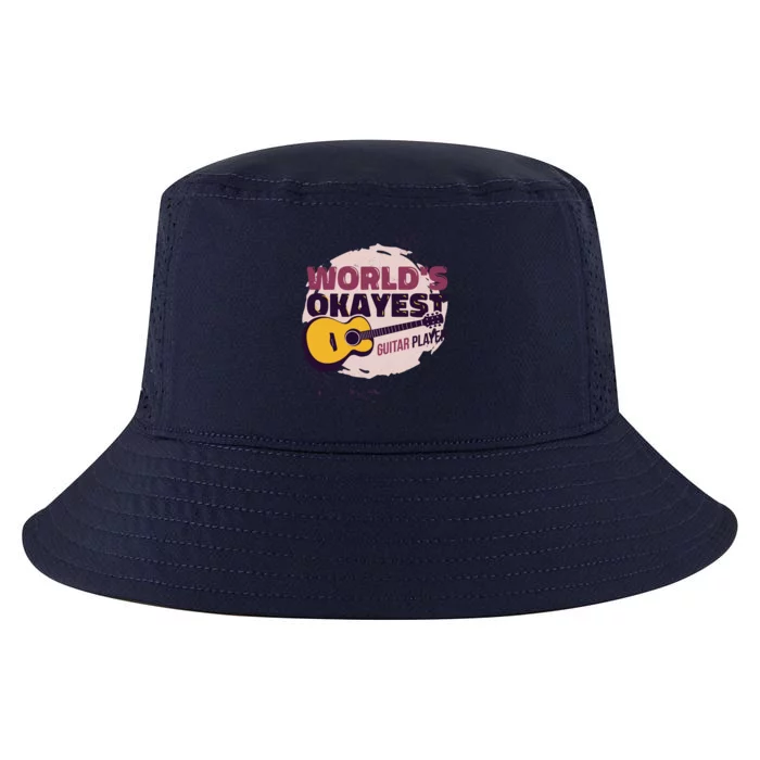 World's Okayest Guitar Player Cool Comfort Performance Bucket Hat