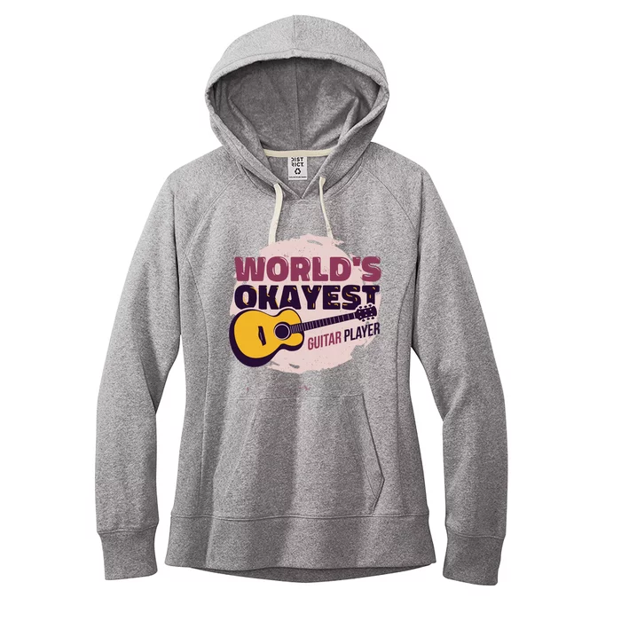 World's Okayest Guitar Player Women's Fleece Hoodie