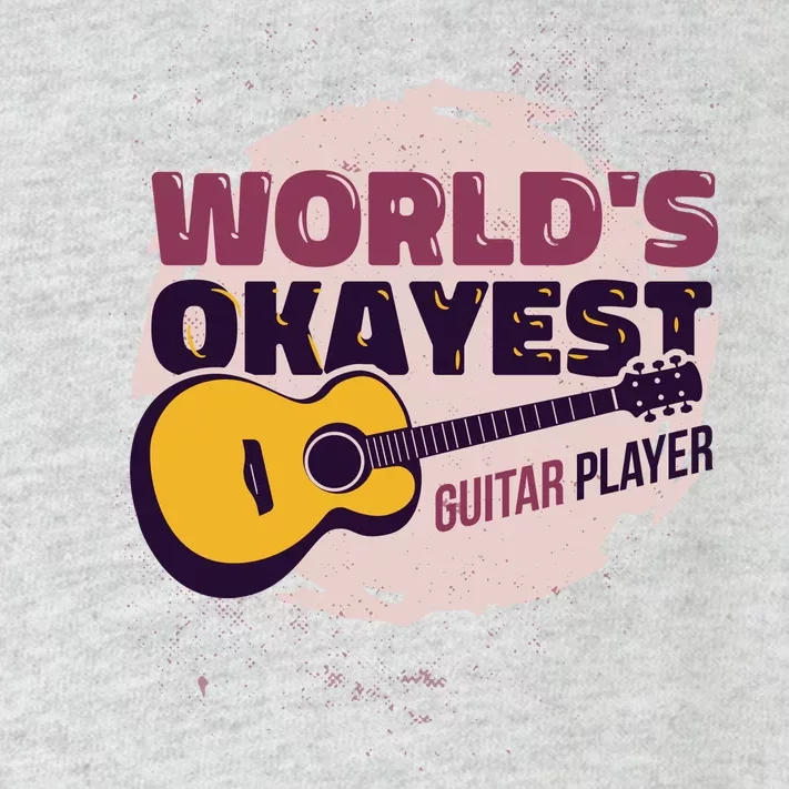 World's Okayest Guitar Player Toddler Long Sleeve Shirt