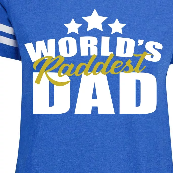 World's Raddest Dad Enza Ladies Jersey Football T-Shirt