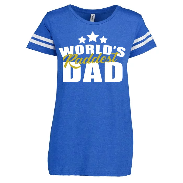 World's Raddest Dad Enza Ladies Jersey Football T-Shirt