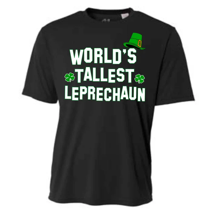 World's Tallest Leprechaun Cooling Performance Crew T-Shirt