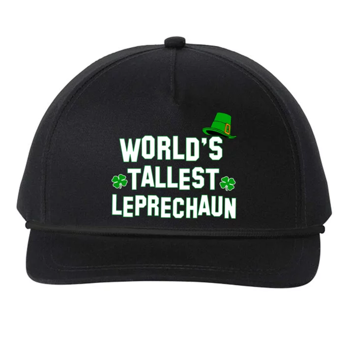 World's Tallest Leprechaun Snapback Five-Panel Rope Hat