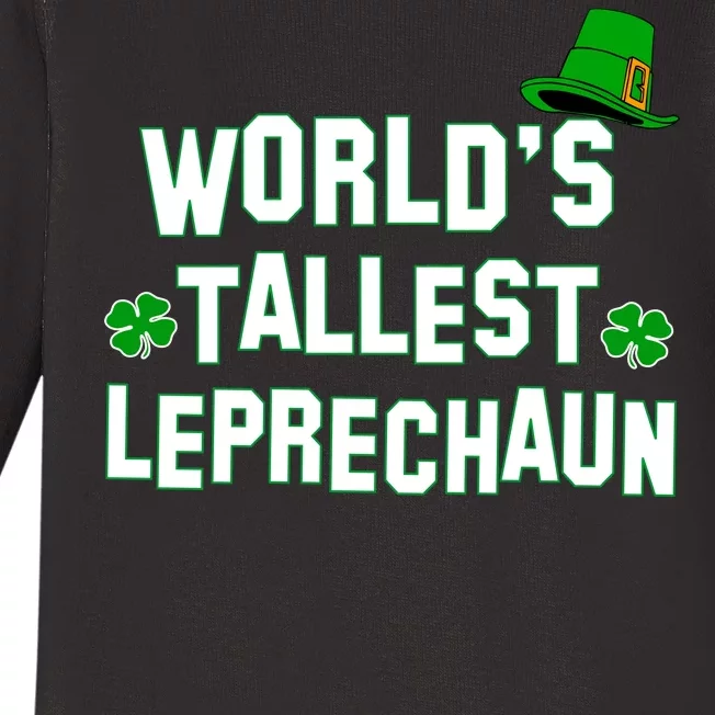 World's Tallest Leprechaun Baby Long Sleeve Bodysuit