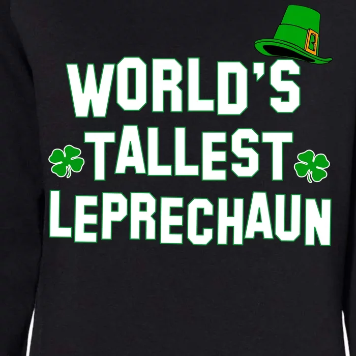 World's Tallest Leprechaun Womens California Wash Sweatshirt