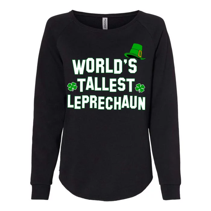 World's Tallest Leprechaun Womens California Wash Sweatshirt