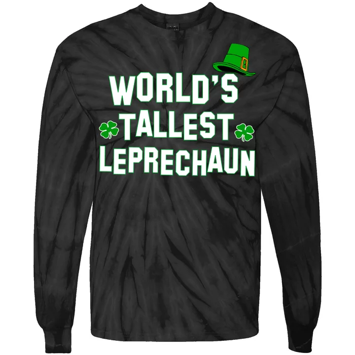 World's Tallest Leprechaun Tie-Dye Long Sleeve Shirt