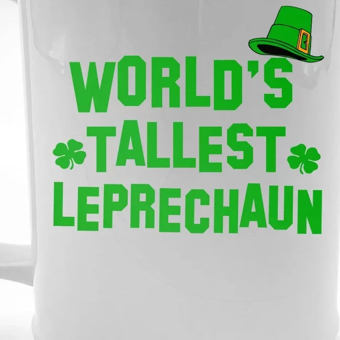 World's Tallest Leprechaun Front & Back Beer Stein