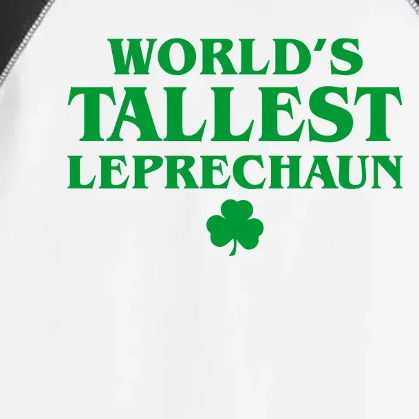 World's Tallest Leprechaun Clover Funny St. Patrick's Day Toddler Fine Jersey T-Shirt