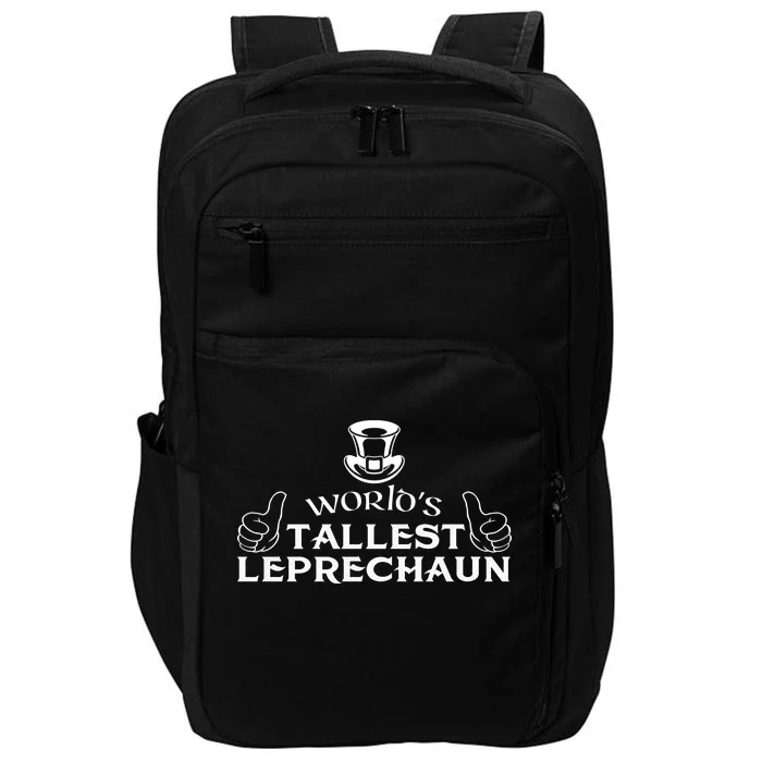 World's Tallest Leprechaun Funny Impact Tech Backpack