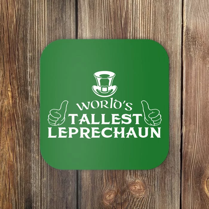 World's Tallest Leprechaun Funny Coaster