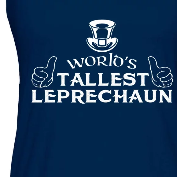 World's Tallest Leprechaun Funny Ladies Essential Flowy Tank