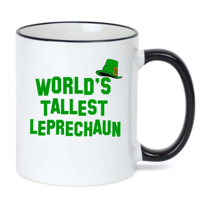 World's Tallest Leprechaun Funny St Patricks Day Black Color Changing Mug