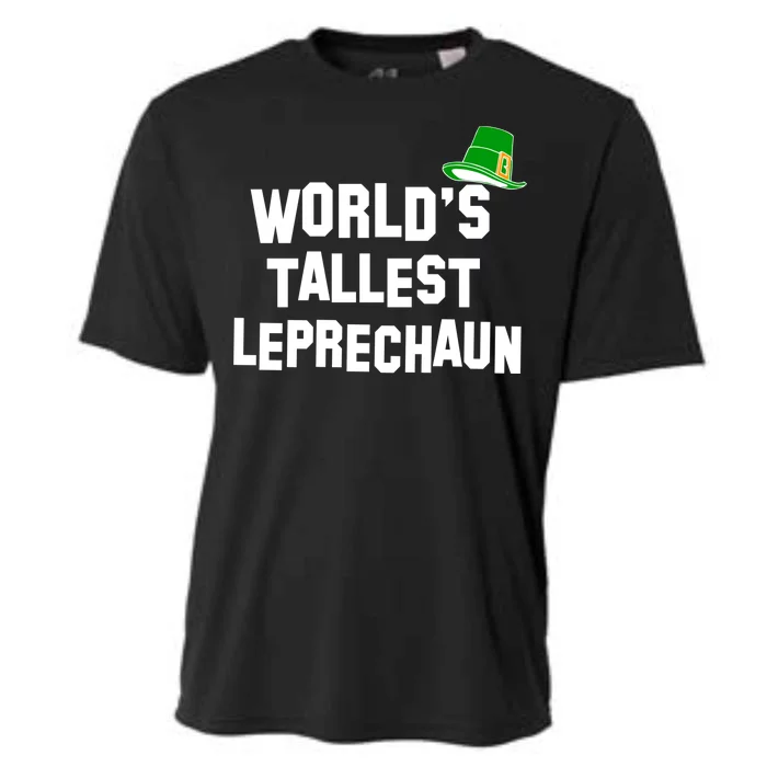 World's Tallest Leprechaun Funny St Patricks Day Cooling Performance Crew T-Shirt