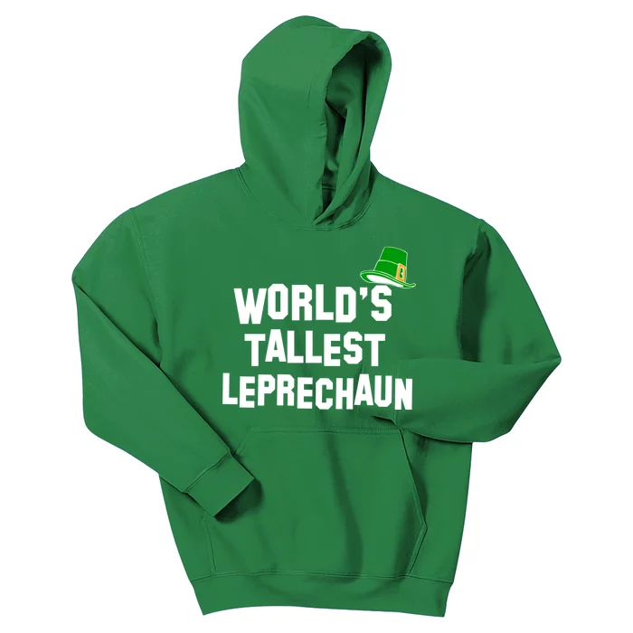 World's Tallest Leprechaun Funny St Patricks Day Kids Hoodie