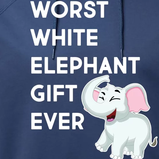 Worst White Christmas Gift Ever Performance Fleece Hoodie