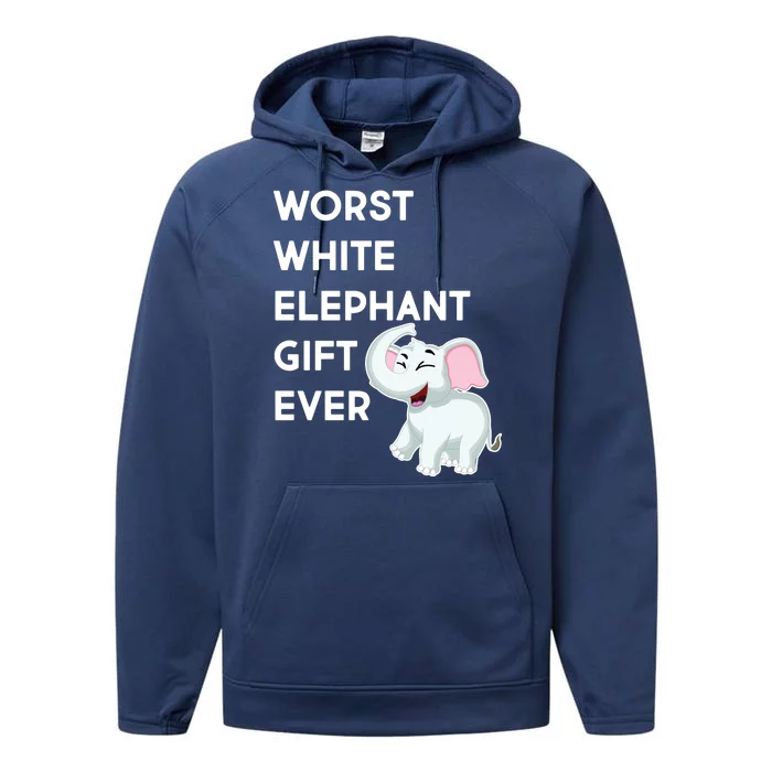 Worst White Christmas Gift Ever Performance Fleece Hoodie