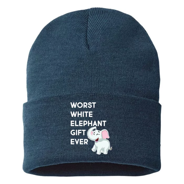 Worst White Christmas Gift Ever Sustainable Knit Beanie