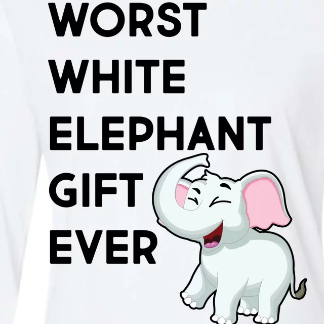 Worst White Christmas Gift Ever Womens Cotton Relaxed Long Sleeve T-Shirt