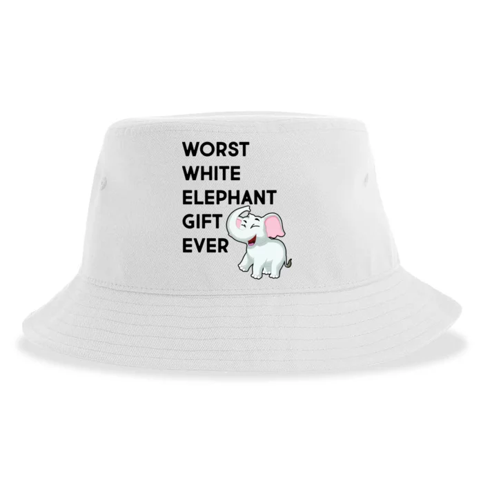 Worst White Christmas Gift Ever Sustainable Bucket Hat