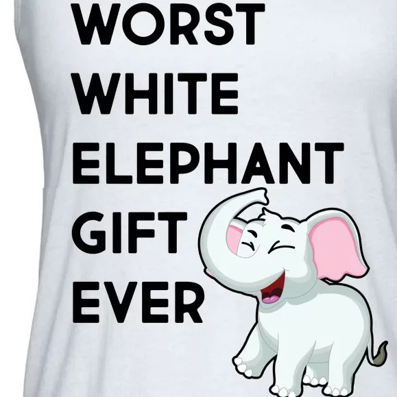 Worst White Christmas Gift Ever Ladies Essential Flowy Tank