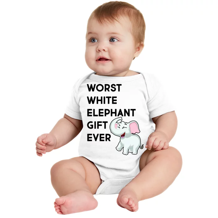 Worst White Christmas Gift Ever Baby Bodysuit