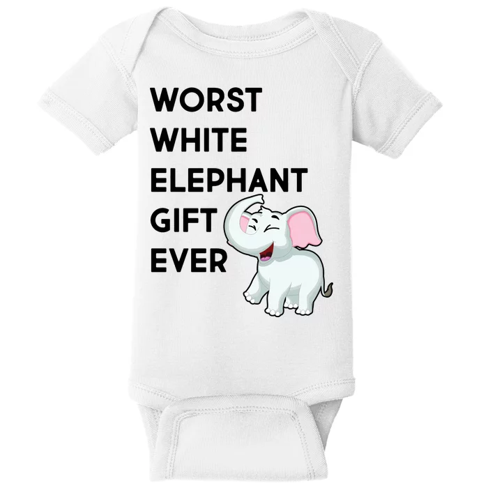 Worst White Christmas Gift Ever Baby Bodysuit