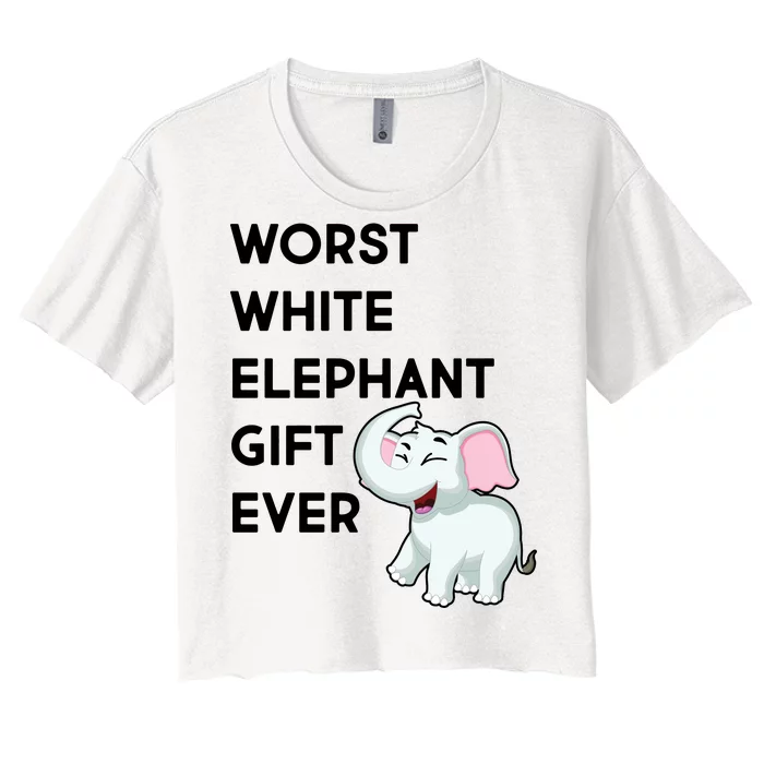 Worst White Christmas Gift Ever Women's Crop Top Tee