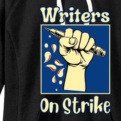 Writers On Strike Women's Fleece Hoodie