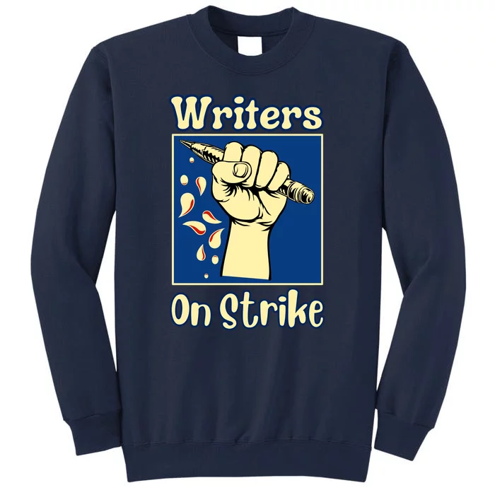 Writers On Strike Tall Sweatshirt