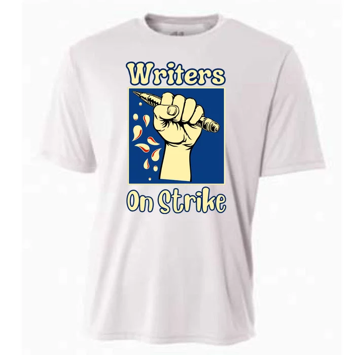 Writers On Strike Cooling Performance Crew T-Shirt