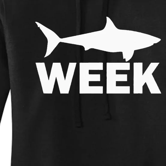 Week of Shark Funny Sharks Great Discovery Time Women's Pullover Hoodie