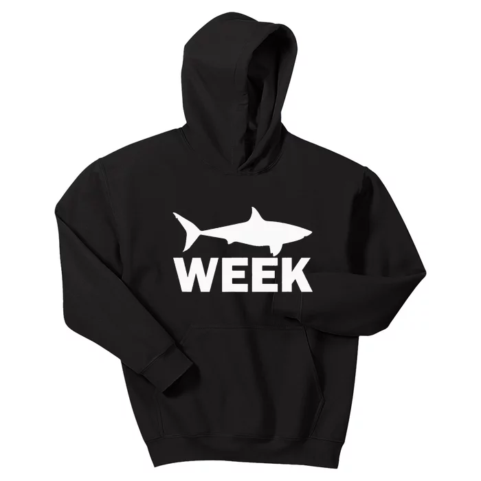 Week of Shark Funny Sharks Great Discovery Time Kids Hoodie