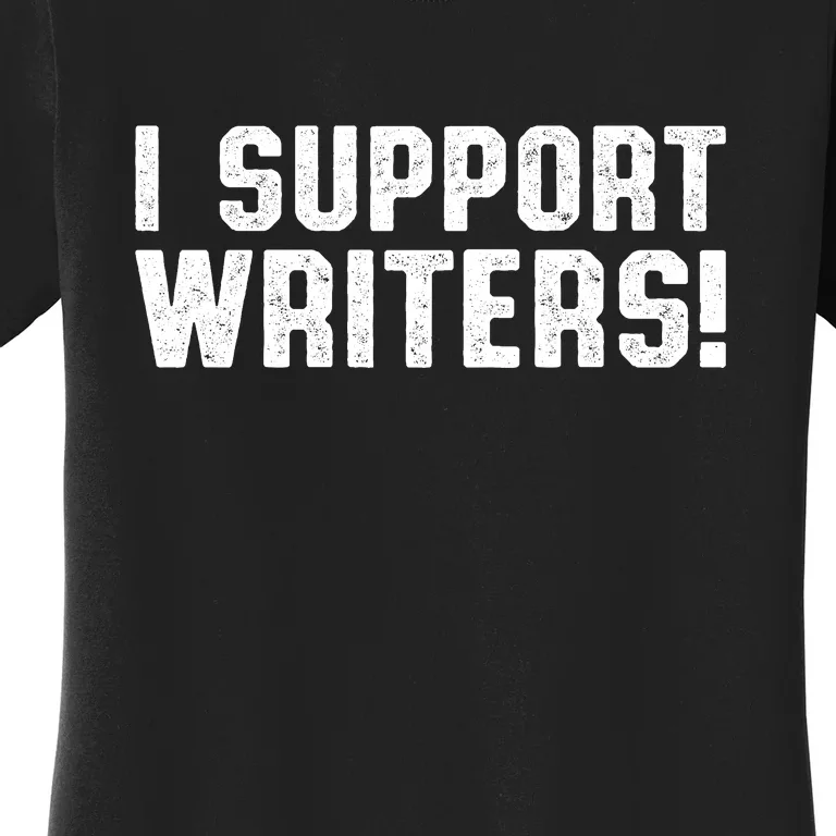 Writers On Strike WGA Strike Anti AI | Support Writers Women's T-Shirt