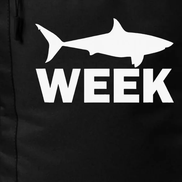 Week of Shark Funny Sharks Great Discovery Time Daily Commute Backpack